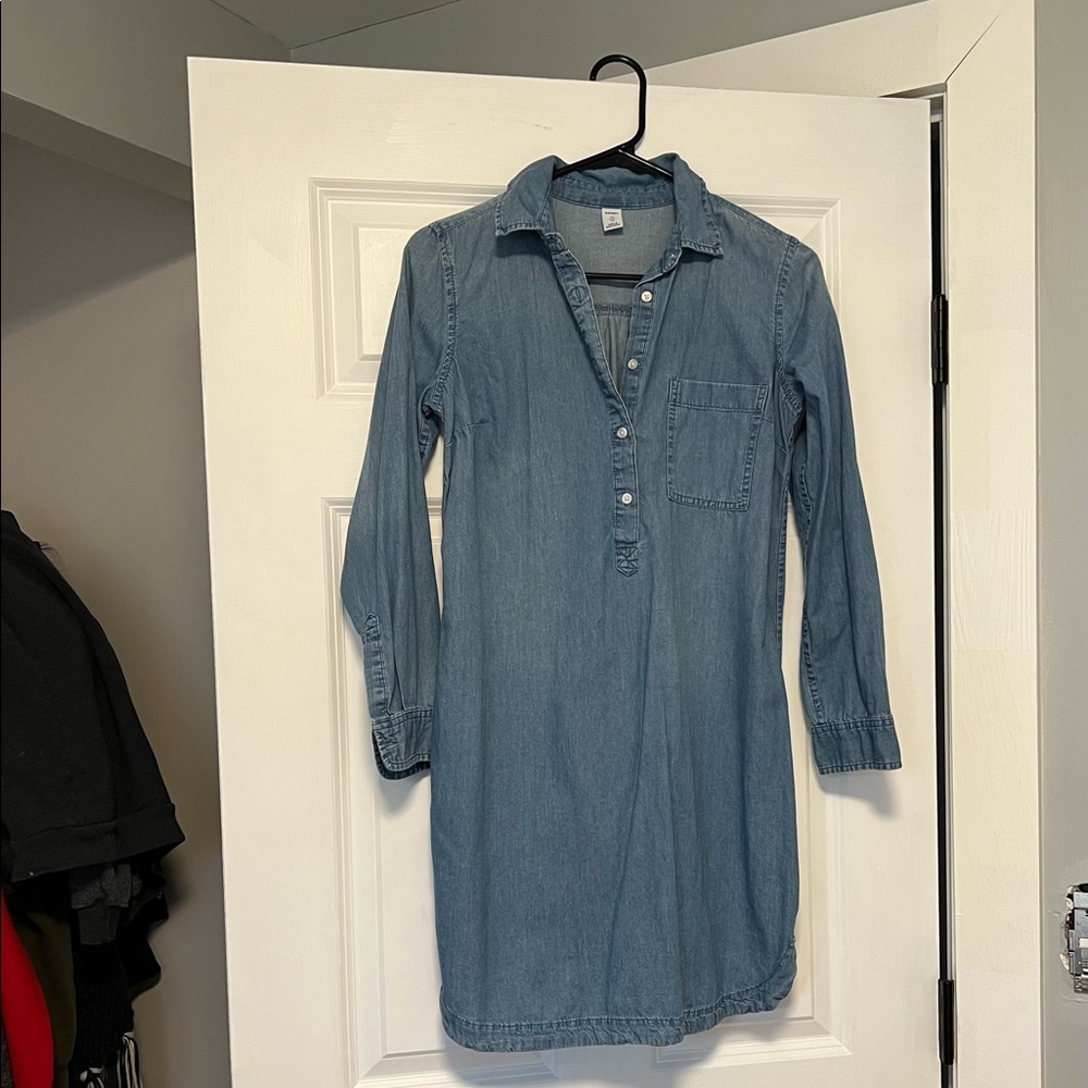 Old navy denim dress size XS